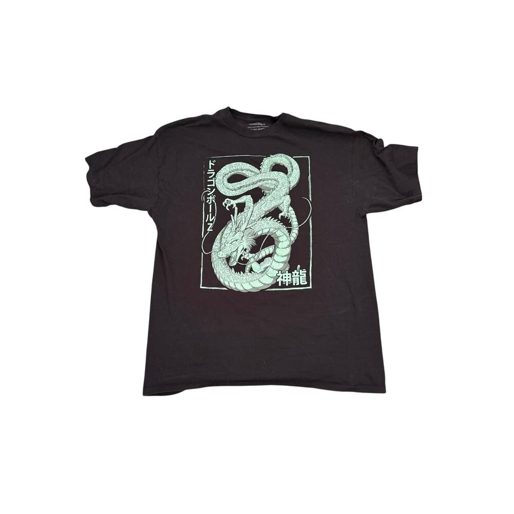 Dragon Ball Z Shenron T-Shirt Men's XXL Black Graphic Anime Tee Toei Animation